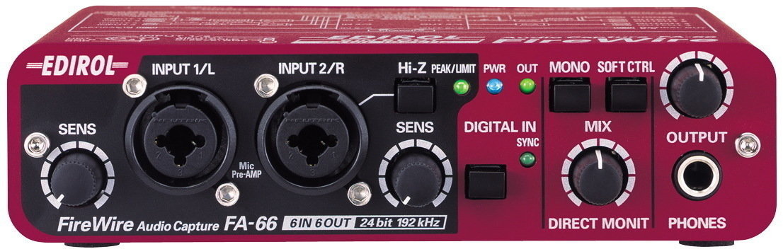 FireWire zvuková karta Roland FA-66