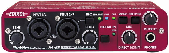 FireWire zvuková karta Roland FA-66 - 1