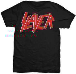 T-shirt Slayer Classic Logo Black 2XL T-shirt