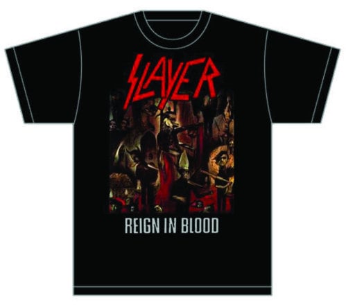Tričko Slayer Tričko Reign in Blood Mens T Shirt Muži L