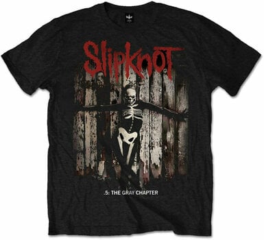 T-Shirt Slipknot T-Shirt Grey Chapter Album Mens Black L - 1