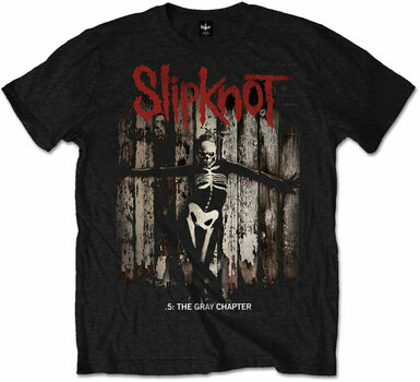 T-Shirt Slipknot T-Shirt Grey Chapter Album Mens T-Shirt Herren Black M - 1