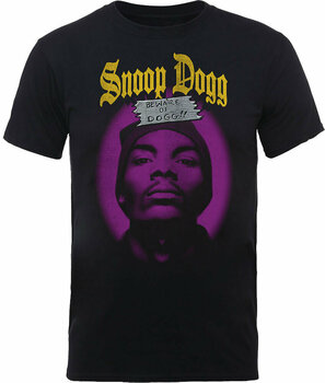 T-Shirt Snoop Dogg T-Shirt Beware Of The Dog Black L - 1