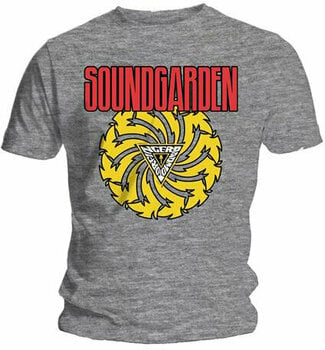 T-Shirt Soundgarden T-Shirt Badmotor Finger Mens Herren Grey L - 1