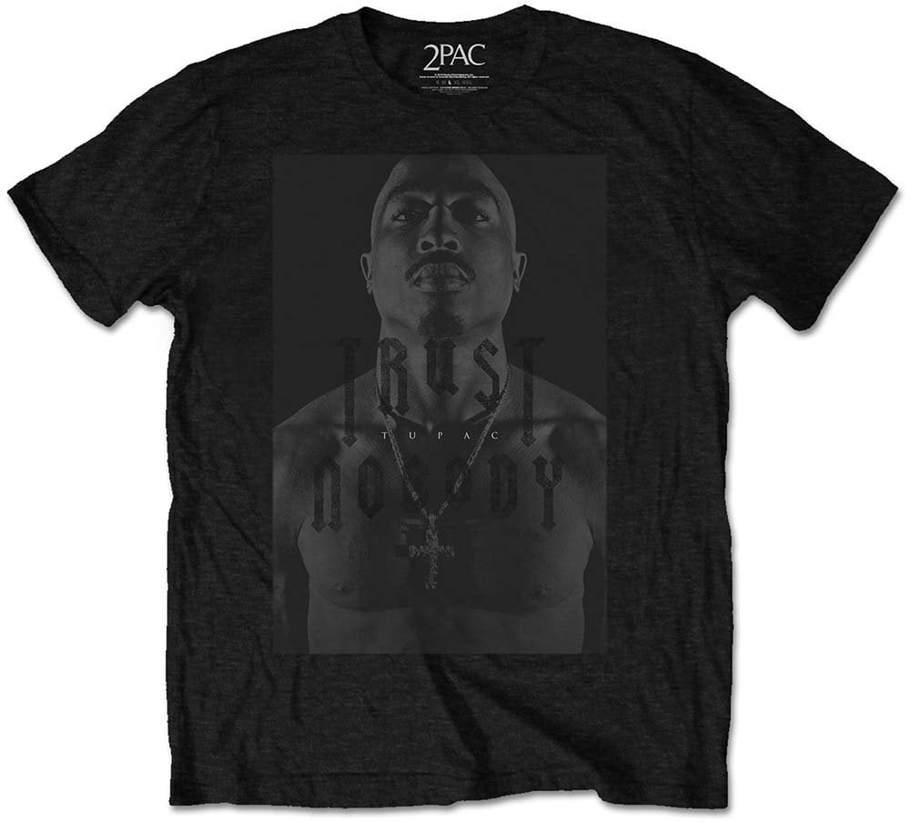 Shirt 2Pac Shirt Trust No One Zwart XL