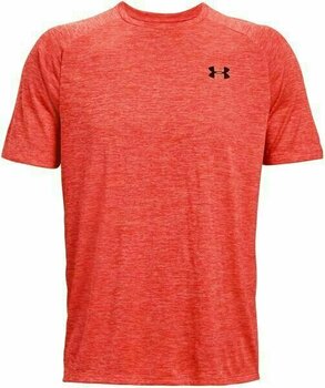 Camiseta deportiva Under Armour Men's UA Tech 2.0 Short Sleeve Venom Red/Black S Camiseta deportiva - 1