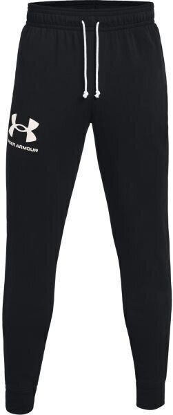 Fitness Παντελόνι Under Armour Men's UA Rival Terry Joggers Black/Onyx White L Fitness Παντελόνι
