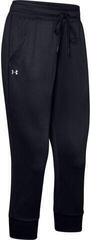 Treenihousut Under Armour Tech Capri Black/Metallic Silver XS Treenihousut