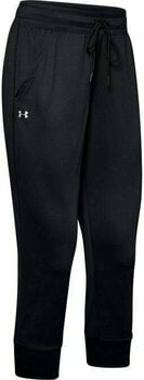 Fitness Trousers Under Armour Tech Capri Black/Metallic Silver L Fitness Trousers - 1