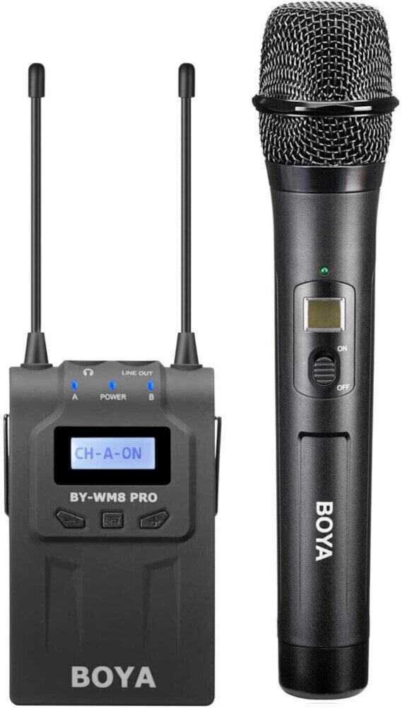 Sistem audio fără fir pentru cameră BOYA RX8 PRO and BY-WHM8 Pro SET