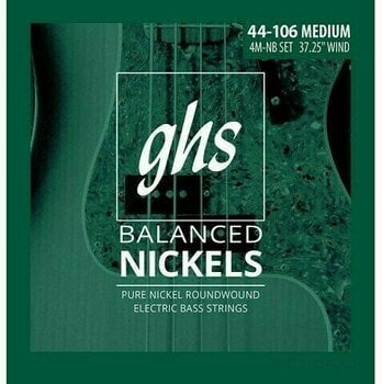 Struny do gitary basowej GHS 4700-4M-NB - 1