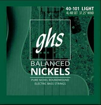 Struny do gitary basowej GHS 4700-4L-NB - 1