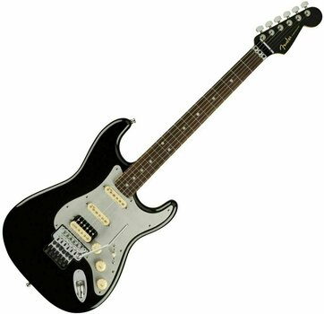 Electric guitar Fender Ultra Luxe Stratocaster FR HSS RW Mystic Black - 1