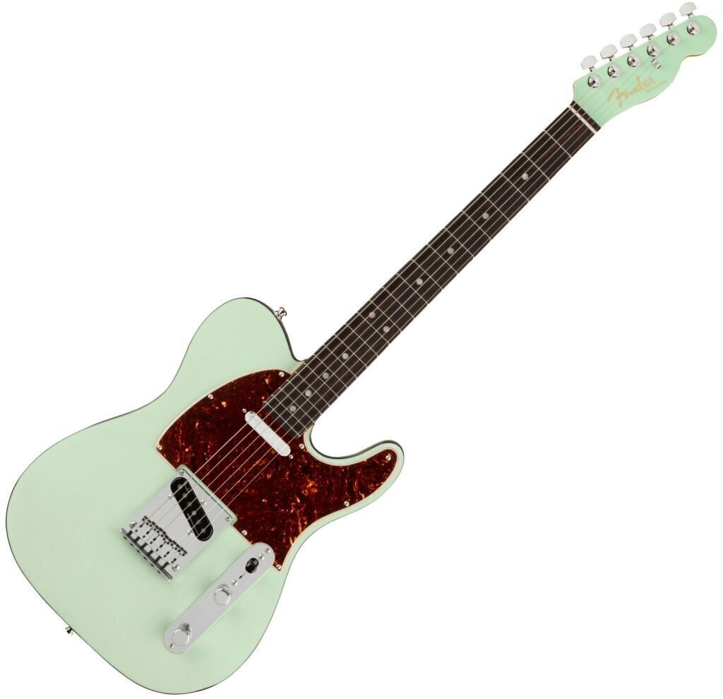 Guitare électrique Fender Ultra Luxe Telecaster RW Transparent Surf Green