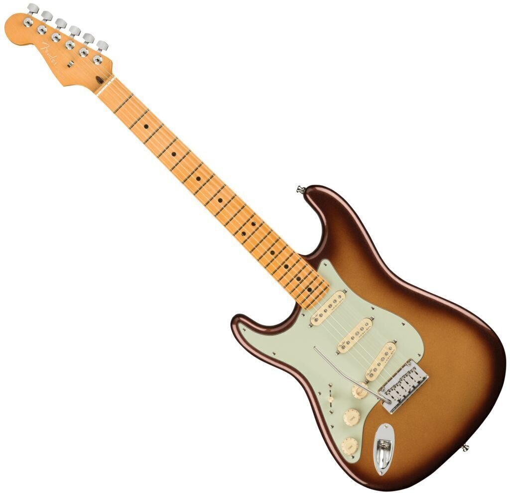Guitarra eléctrica Fender American Ultra Stratocaster LH MN Mocha Burst