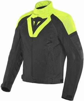 Tekstilna jakna Dainese Levante Air Black/Fluo Yellow 48 Tekstilna jakna - 1