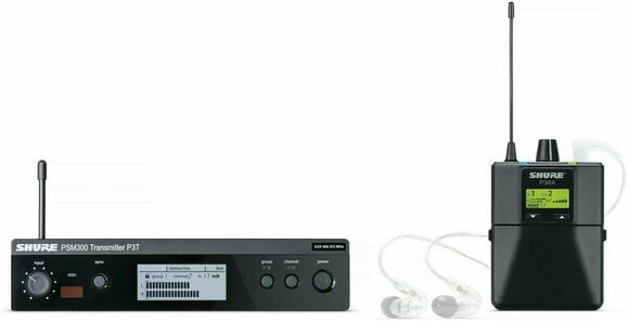 Trådløs i øre monitorering Shure P3TERA PSM 300 H20: 518–542 MHz - 1
