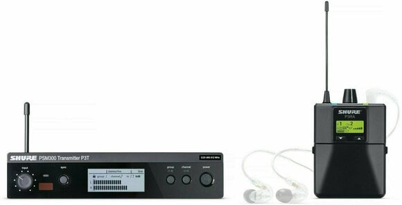 Système sans fil In-Ear Shure P3TERA PSM 300 K3E: 606-630 MHz - 1