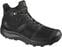 Mens Outdoor Shoes Salomon Outline Prism Mid GTX Black/Black/Castor Gray 45 1/3 Mens Outdoor Shoes