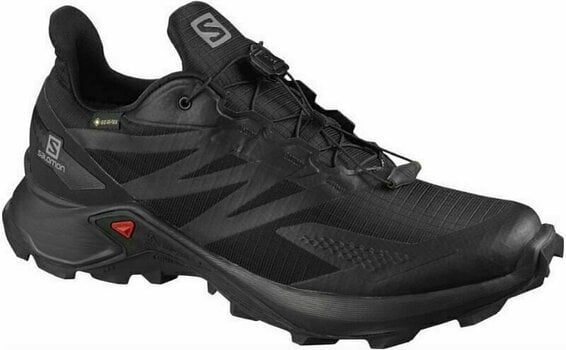 Mens Outdoor Shoes Salomon Supercross Blast GTX Black 44 2/3 Mens Outdoor Shoes - 1