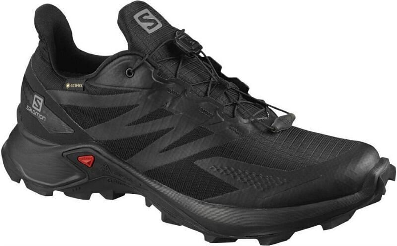 Moške outdoor cipele Salomon Supercross Blast GTX Crna 41 1/3 Moške outdoor cipele