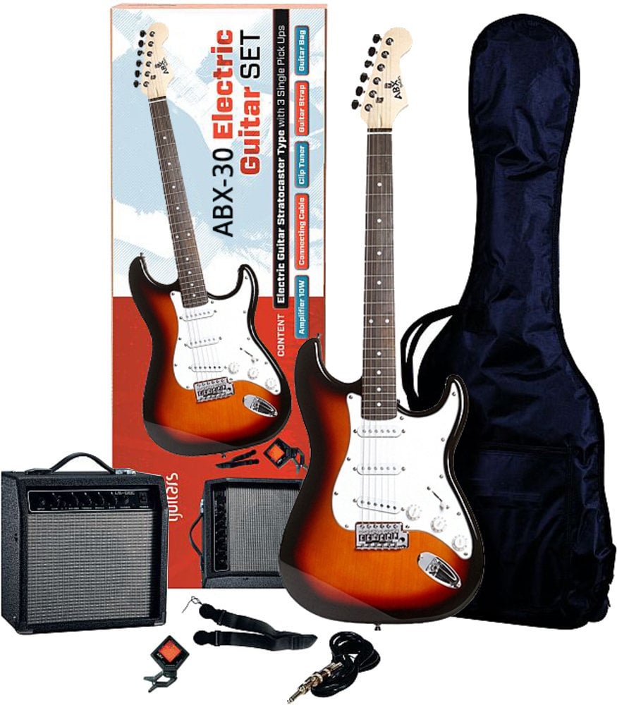 E-Gitarre ABX 30 SET 3-Tone Sunburst