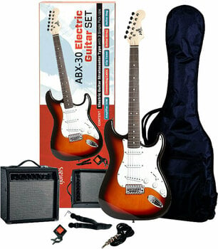 Elektriska gitarrer ABX 30 SET 3-Tone Sunburst - 1
