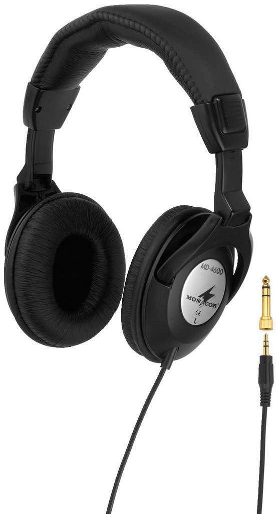 On-ear Headphones Monacor MD-4600
