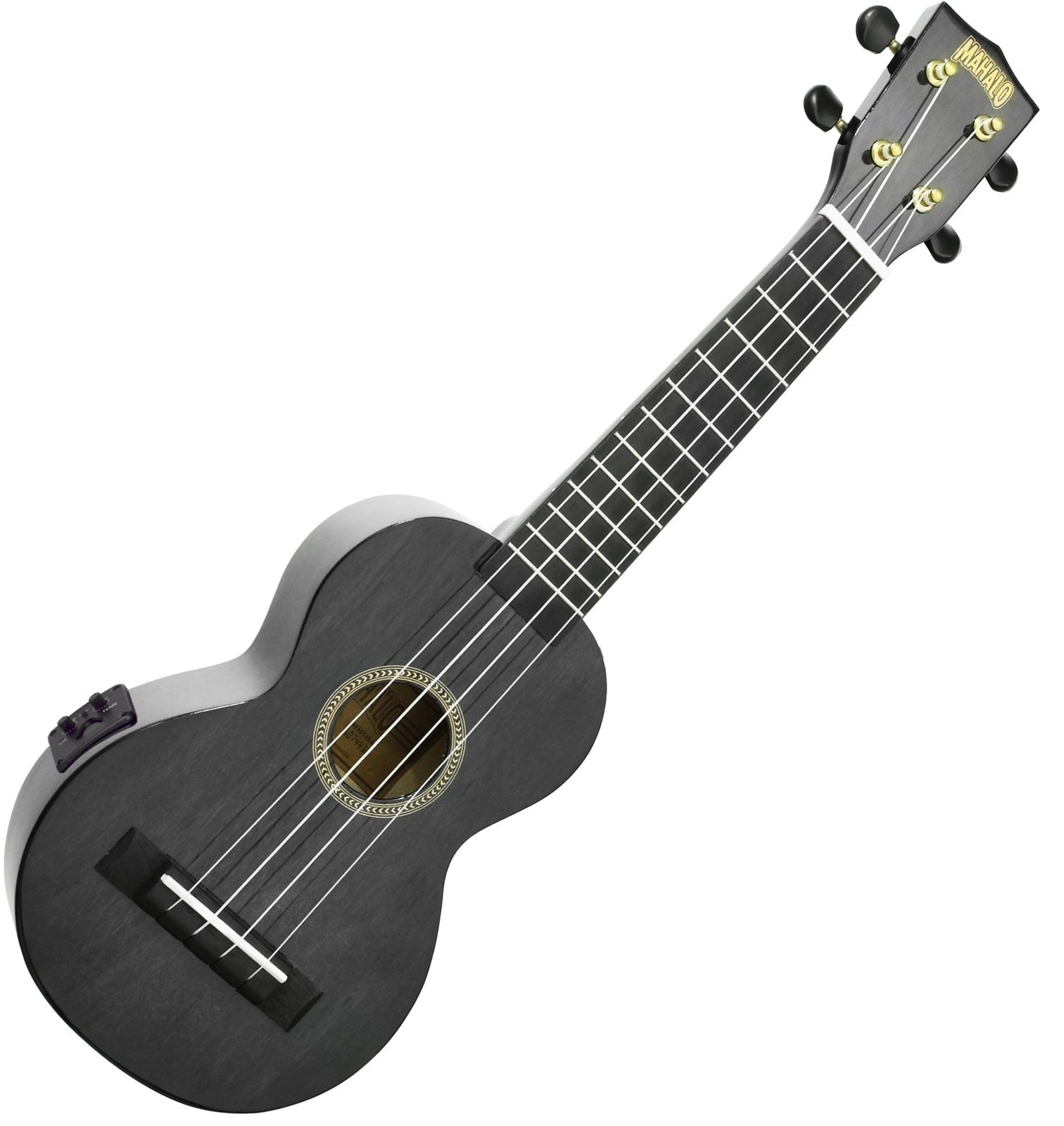 Sopránové ukulele Mahalo Electric-Acoustic Soprano Ukulele Transparent Black