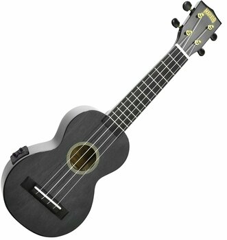 Sopránové ukulele Mahalo Electric-Acoustic Soprano Ukulele Transparent Black - 1