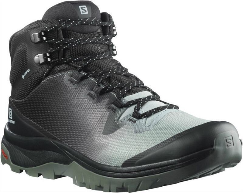 Dámské outdoorové boty Salomon Vaya Mid GTX Aqua Gray/Phantom/Castor Gray 37 1/3 Dámské outdoorové boty