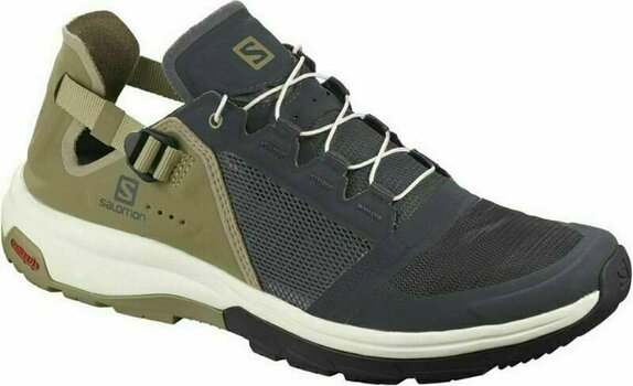 Мъжки обувки за трекинг Salomon Tech Amphib 4 Ebony/Mermaind/Vanilla 42 Мъжки обувки за трекинг - 1