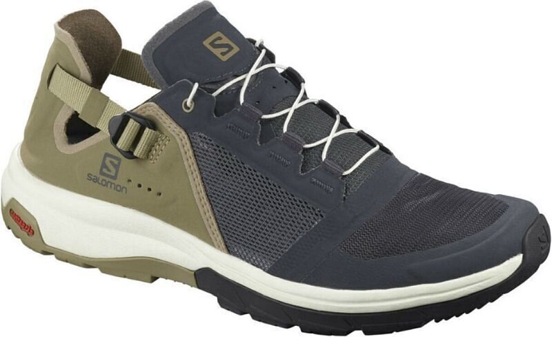 Mens Outdoor Shoes Salomon Tech Amphib 4 Ebony/Mermaind/Vanilla 43 1/3 Mens Outdoor Shoes