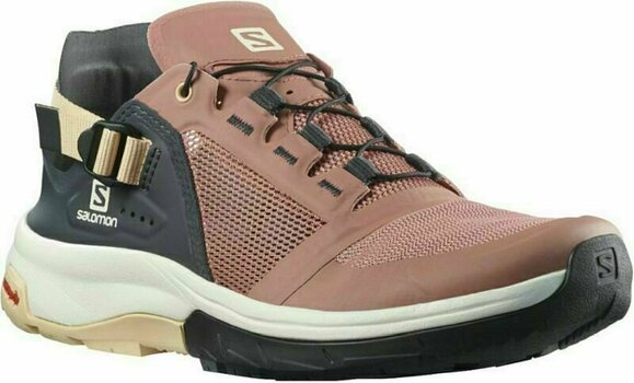 Womens Outdoor Shoes Salomon Tech Amphib 4 W Brick Dust/Ebony/Almond Cream 38 2/3 Womens Outdoor Shoes - 1