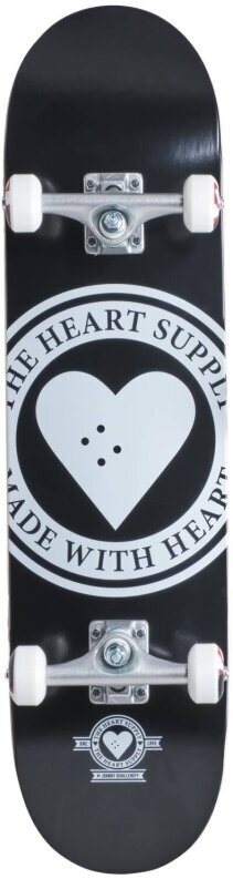 Skateboardul Heart Supply Logo Badge/Black Skateboardul