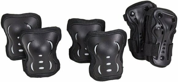 Inline and Cycling Protectors HangUp Scooters Kids Skate Pads Black L - 1