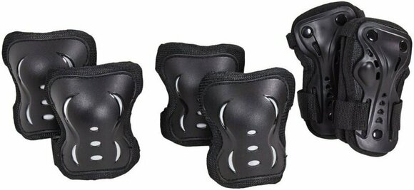 Inline and Cycling Protectors HangUp Scooters Kids Skate Pads Black M - 1
