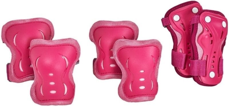 Inline and Cycling Protectors HangUp Scooters Kids Skate Pads Pink L