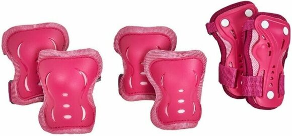 Inline and Cycling Protectors HangUp Scooters Kids Skate Pads Pink L - 1