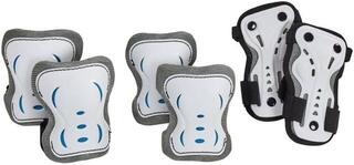 Protektoren HangUp Scooters Kids Skate Pads White M Protektoren