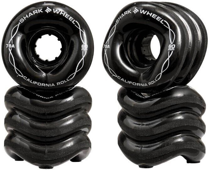 Reserveonderdeel voor skateboard Shark Wheel California Roll Black 60.0