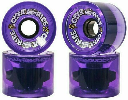 Reservedel til skateboard Cloud Ride Cruiser Clear Purple 69.0 - 1