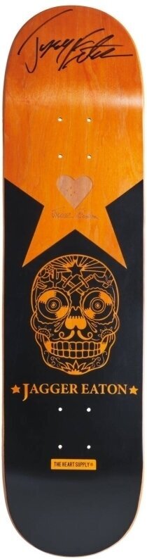 Reservedel til skateboard Heart Supply Jagger Eaton Signature Skateboard Deck Orange 31,8"