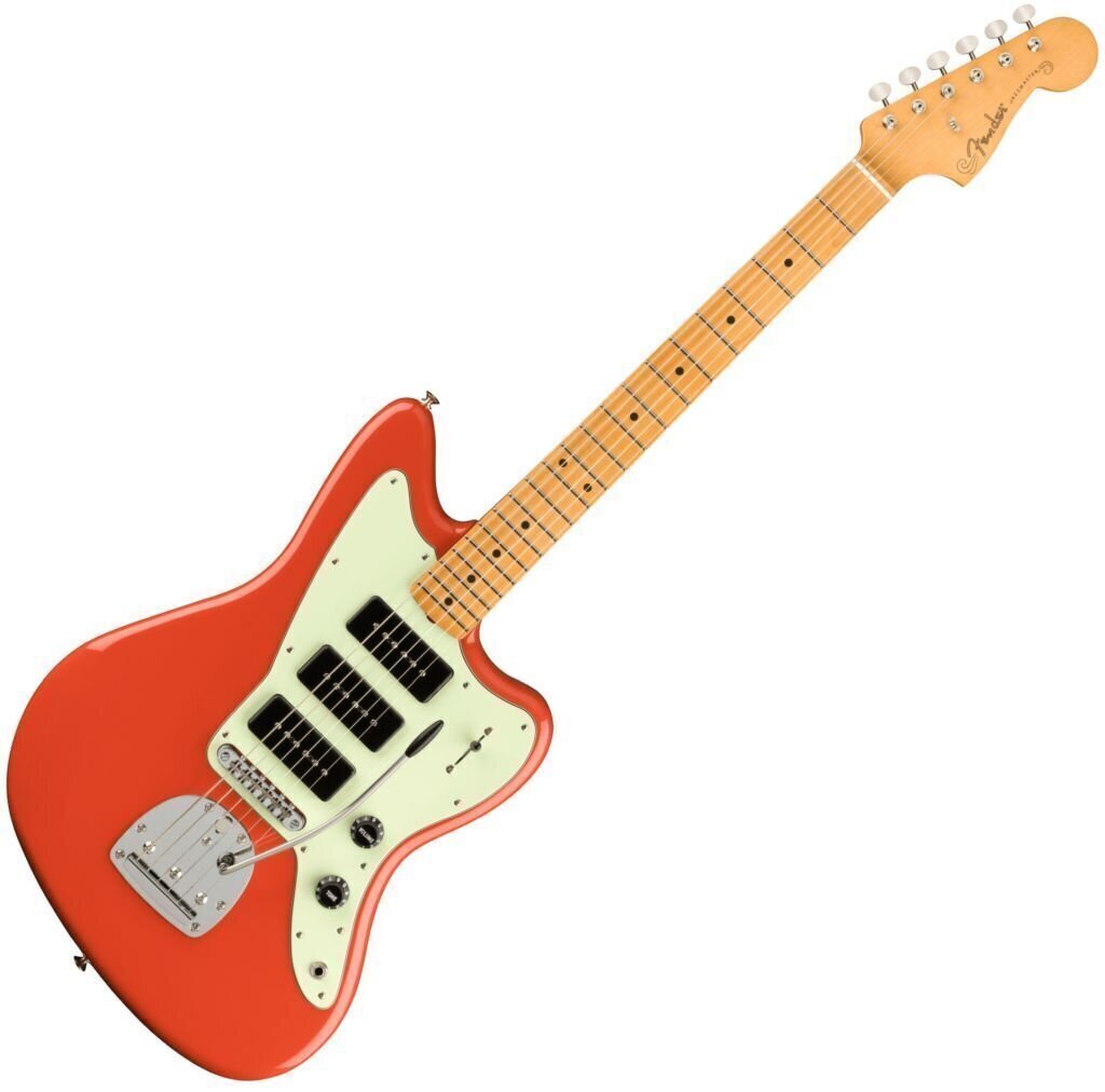 Elektrisk guitar Fender Noventa Jazzmaster MN Fiesta Red