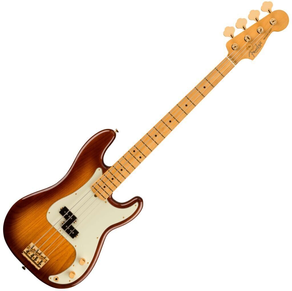 Elektrische basgitaar Fender 75th Anniversary Commemorative Precision Bass MN 2-Color Bourbon Burst