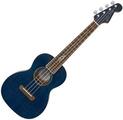 Fender Dhani Harrison Uke WN Sapphire Blue Transparent Ukulele tenorowe (Tylko rozpakowane)