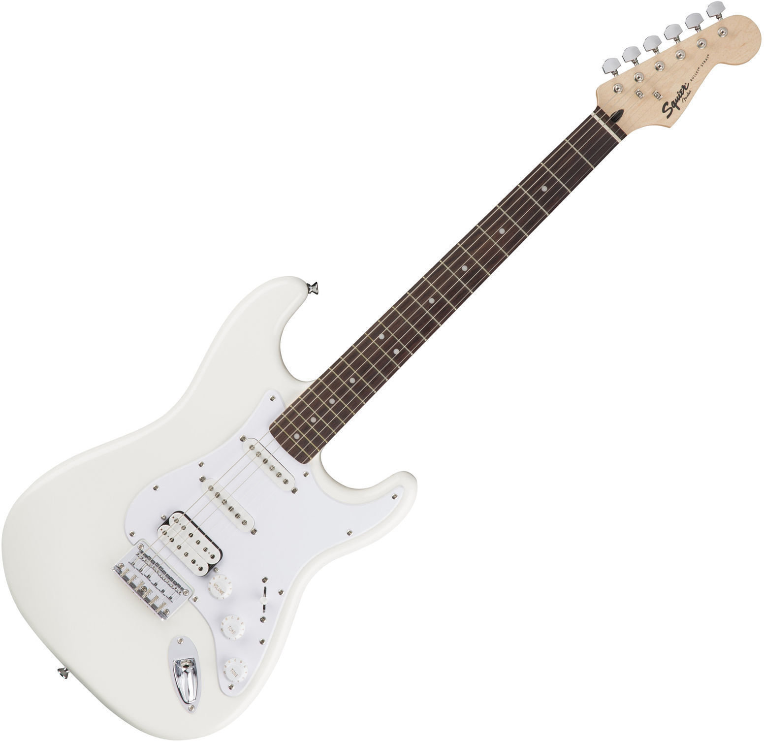 E-Gitarre Fender Squier Bullet Strat HT HSS Arctic White