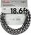 Instrument Cable Fender Professional Series Black-Grey-White 5,5 m Straight - Straight