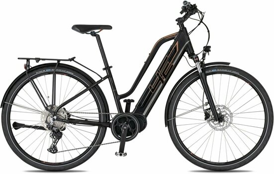 Hybride E-fiets 4Ever Marianne Sport T 1 Shimano Deore RD-M5120 1x10 Zwart-Bronze 18" - 1
