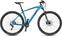 Hardtail fiets 4Ever Firetrack Race Shimano SLX RD-M7000 2x11 Blue-Wit 21"